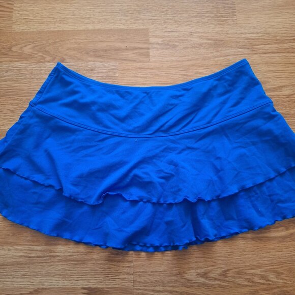 Electric blue tennis skirt - Picture 4 of 4